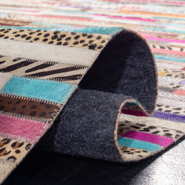 Safavieh Studio Leather Stl808A Ivory/Blue Rugs.