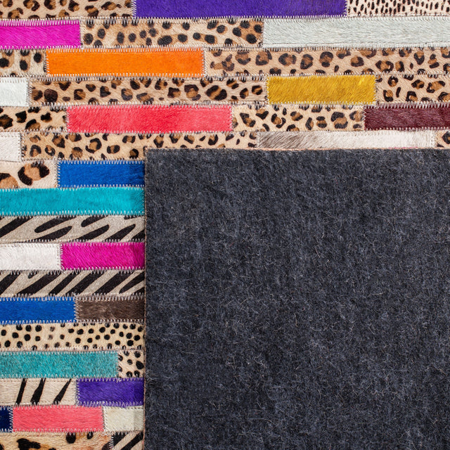 Safavieh Studio Leather Stl808A Ivory/Blue Rugs.