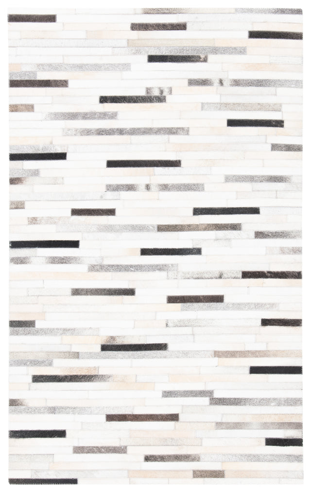 Safavieh Studio Leather Stl809A Ivory/Grey Rugs.