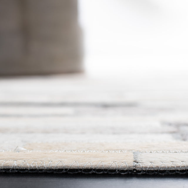 Safavieh Studio Leather Stl809A Ivory/Grey Rugs.