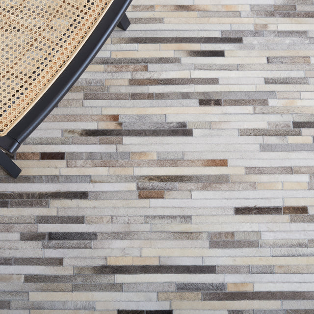 Safavieh Studio Leather Stl809A Ivory/Grey Rugs.