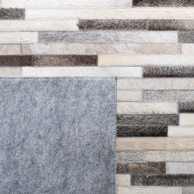 Safavieh Studio Leather Stl809A Ivory/Grey Rugs.