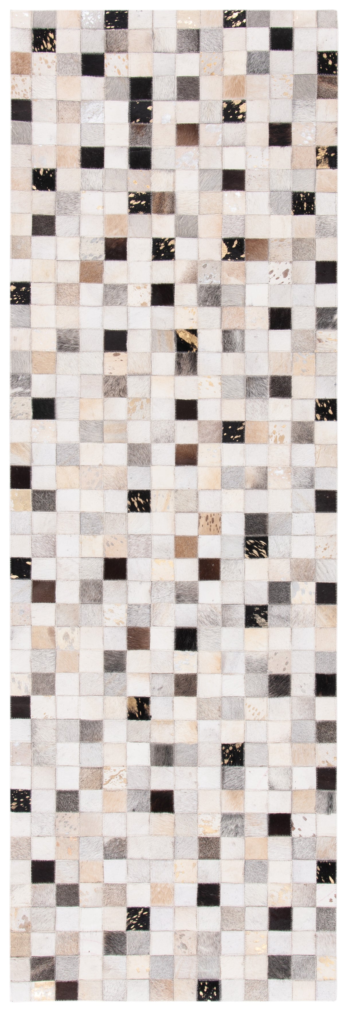 Safavieh Studio Leather Stl810A Ivory/Black Rugs.