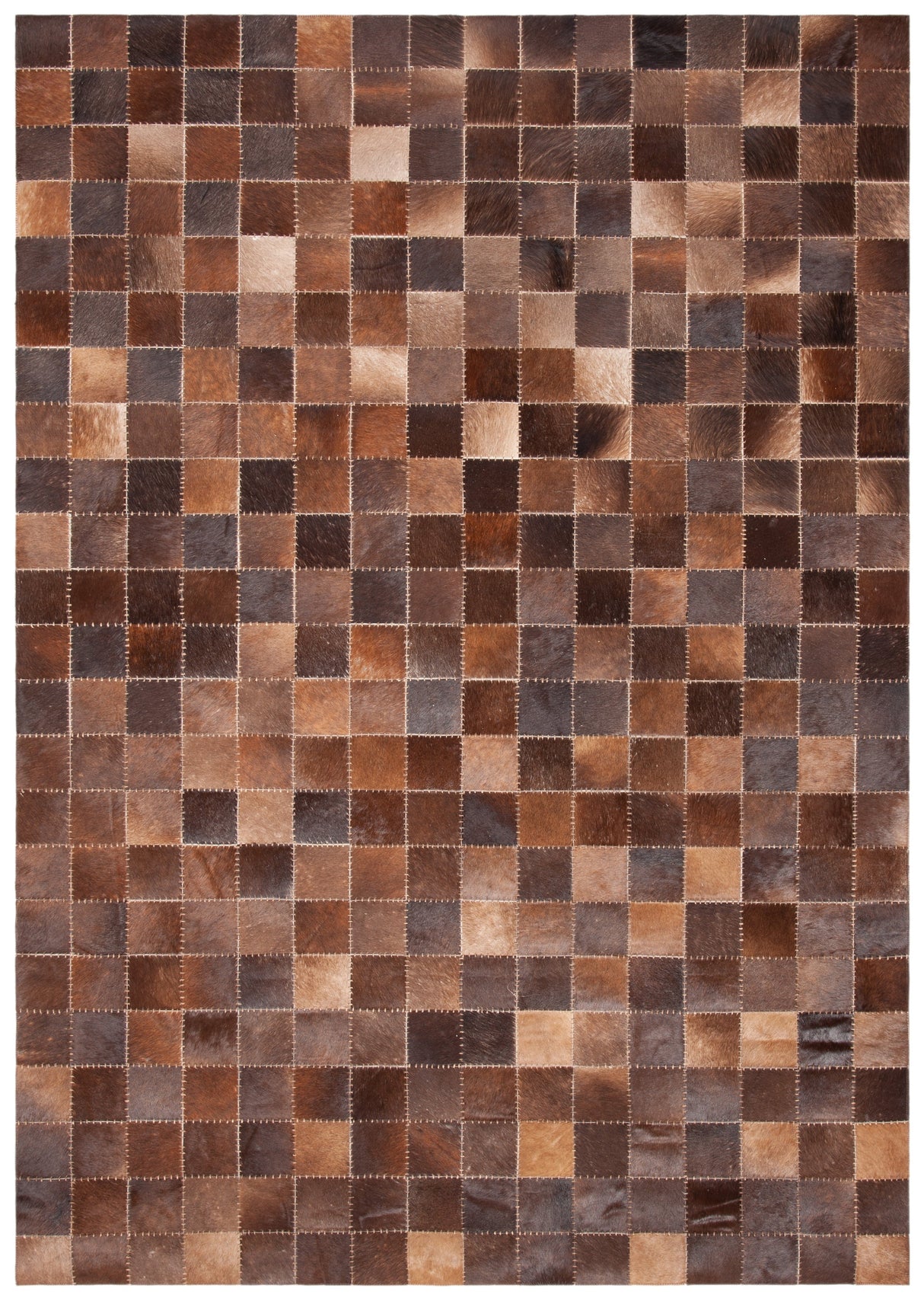Safavieh Studio Leather Stl815T Brown/Beige Rugs.