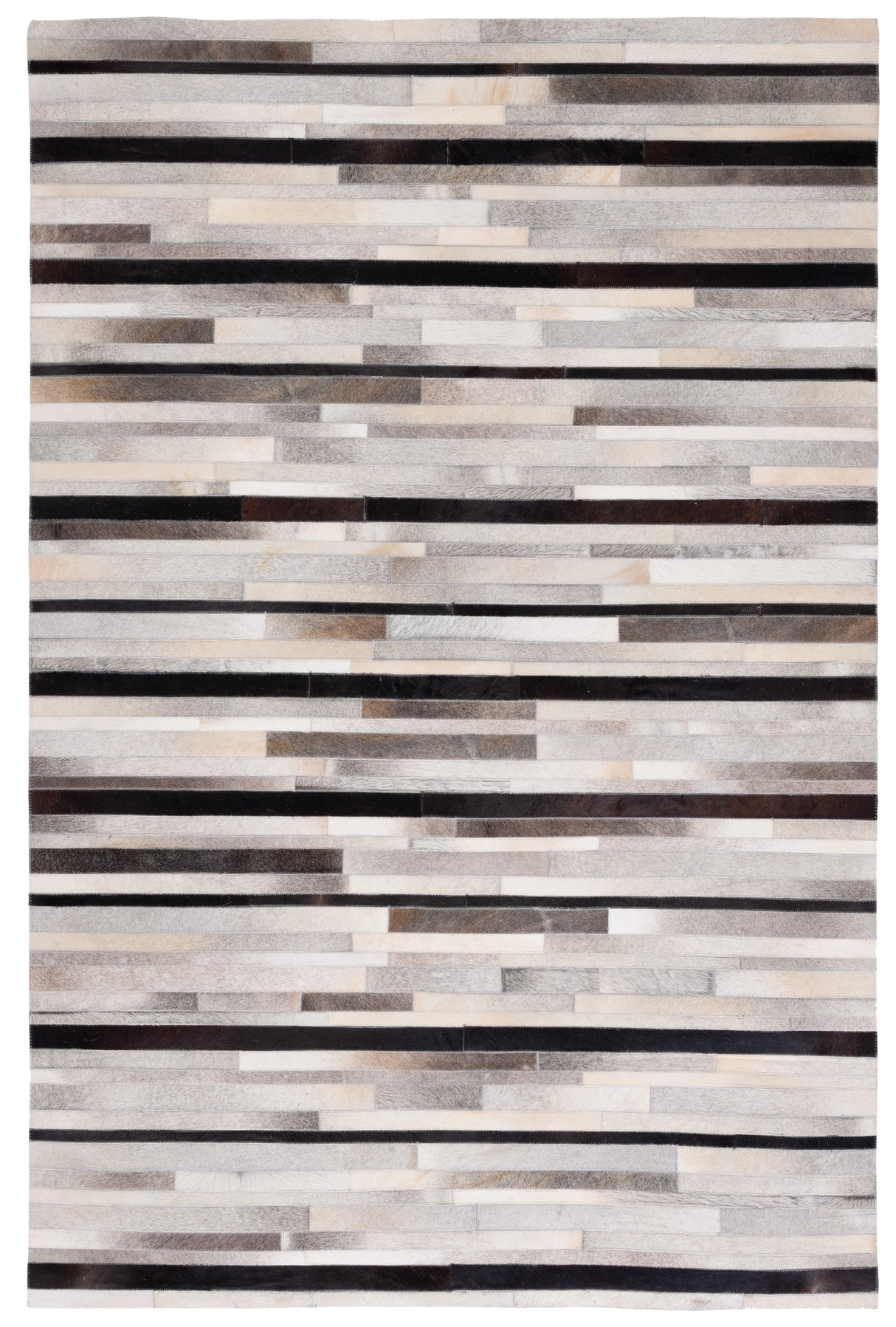 Safavieh Studio Leather Stl816A Ivory/Black Rugs.