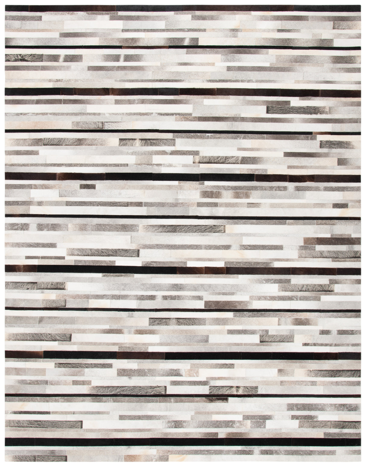Safavieh Studio Leather Stl816A Ivory/Black Rugs.