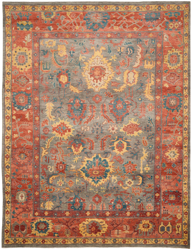 Safavieh Sultanabad Sul1072A Grey/Red Rug.