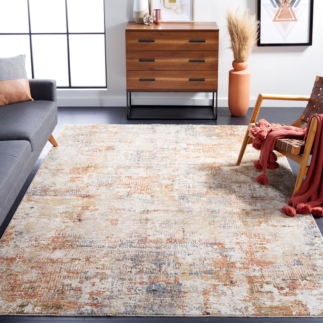 Safavieh Silverado Svd102P Rust/Blue Rug.