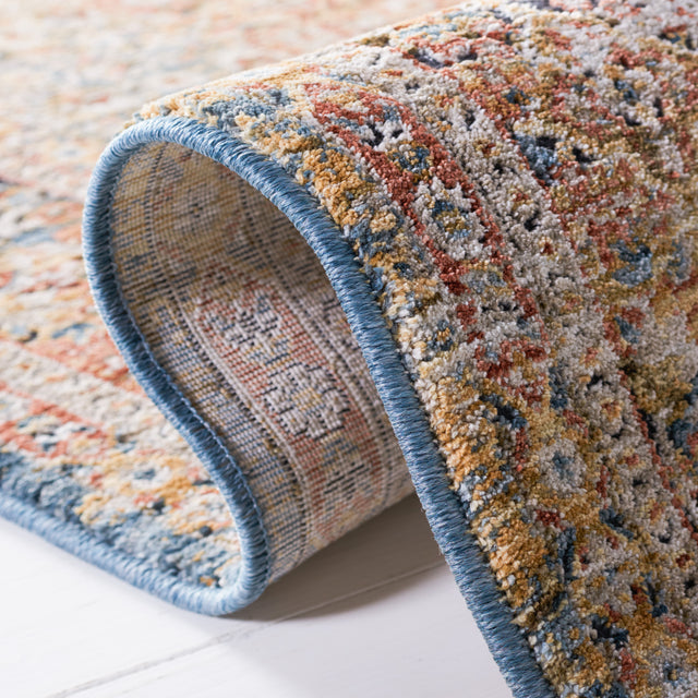 Safavieh Silverado Svd106M Blue/Rust Rug.