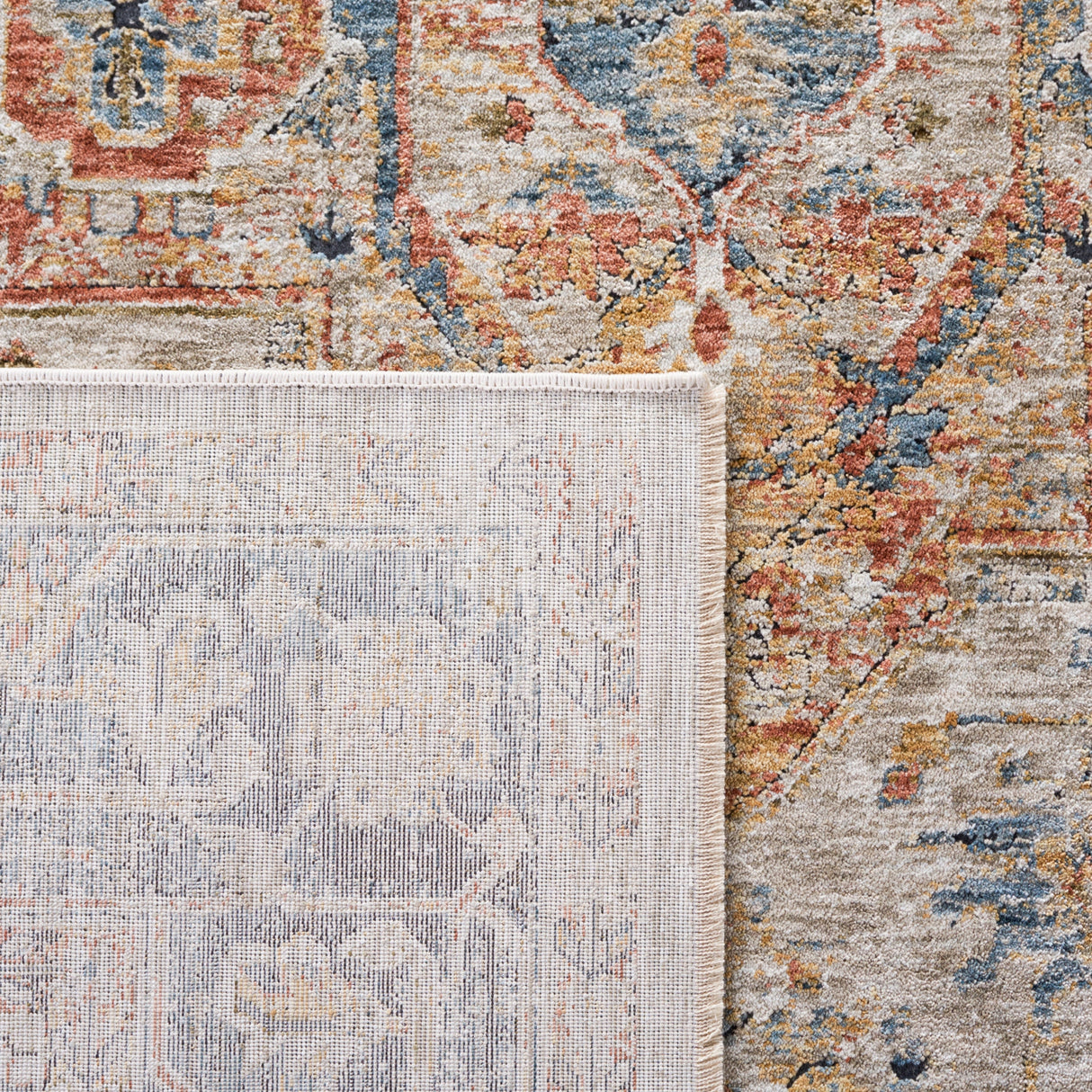 Safavieh Silverado Svd110A Ivory/Blue Rug.