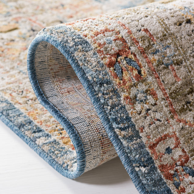 Safavieh Silverado Svd110M Blue/Rust Rug.