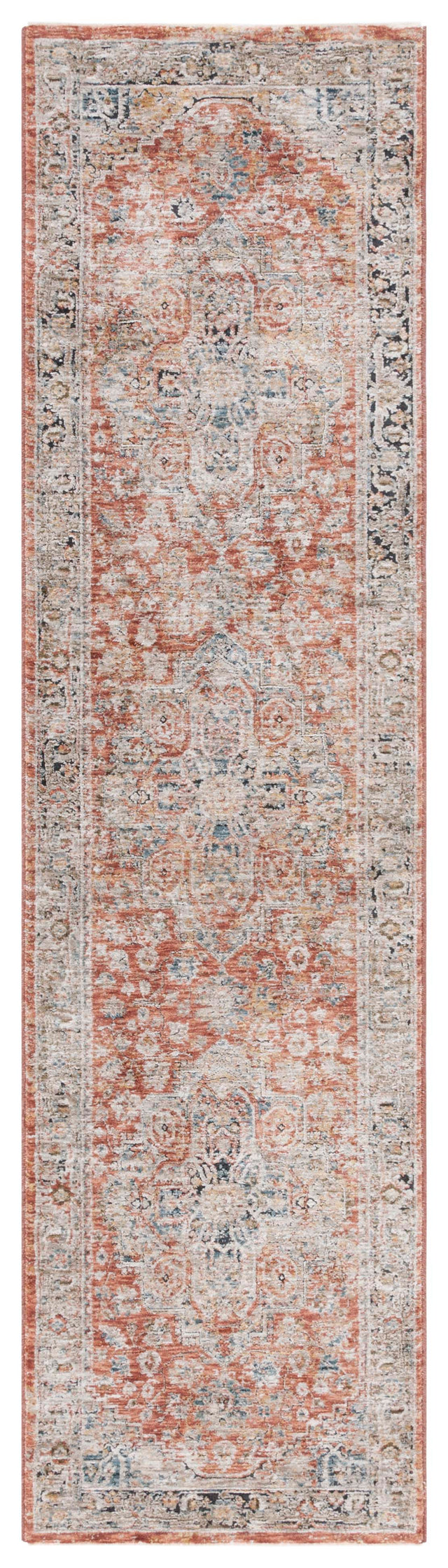 Safavieh Silverado Svd110P Rust/Blue Rug.
