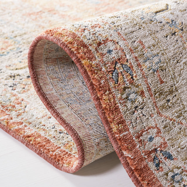 Safavieh Silverado Svd110P Rust/Blue Rug.