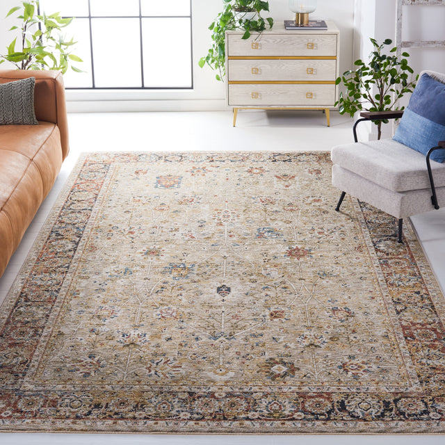 Safavieh Silverado Svd112B Beige/Rust Rug.