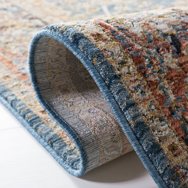 Safavieh Silverado Svd112M Blue/Rust Rug.