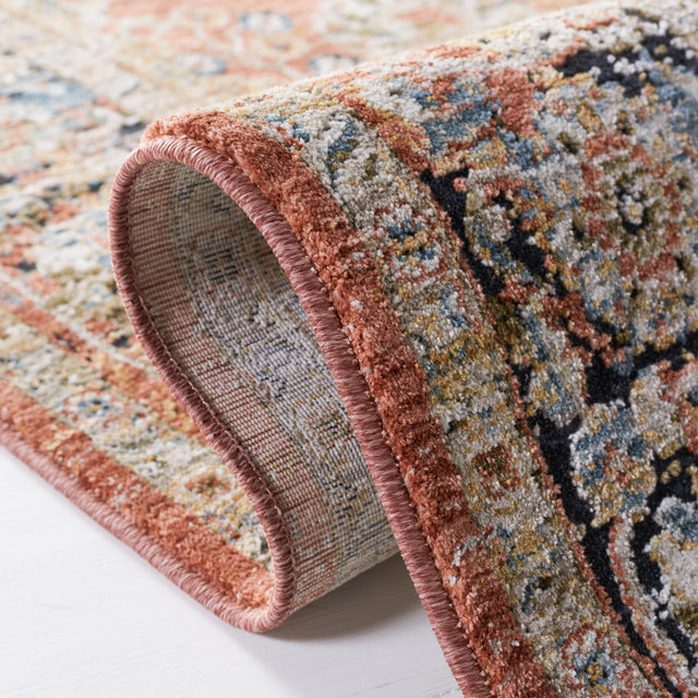 Safavieh Silverado Svd112P Rust/Blue Rug.