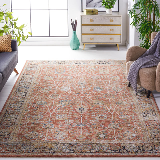 Safavieh Silverado Svd112P Rust/Blue Rug.