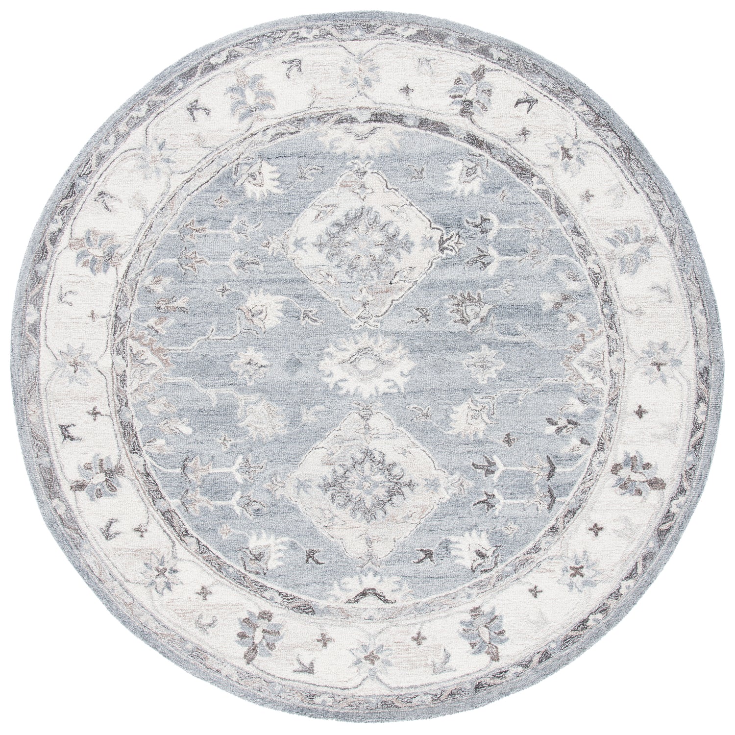 Safavieh Suzani Szn331A Grey/Ivory Rug.