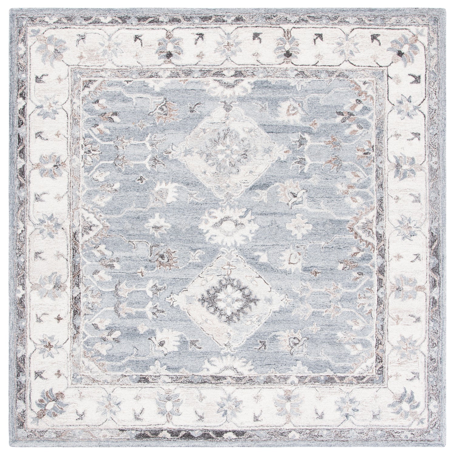 Safavieh Suzani Szn331A Grey/Ivory Rug.
