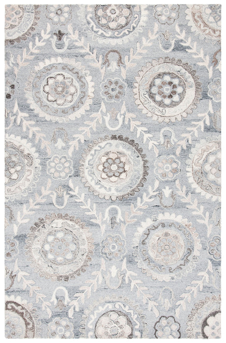 Safavieh Suzani Szn334F Grey Rugs.