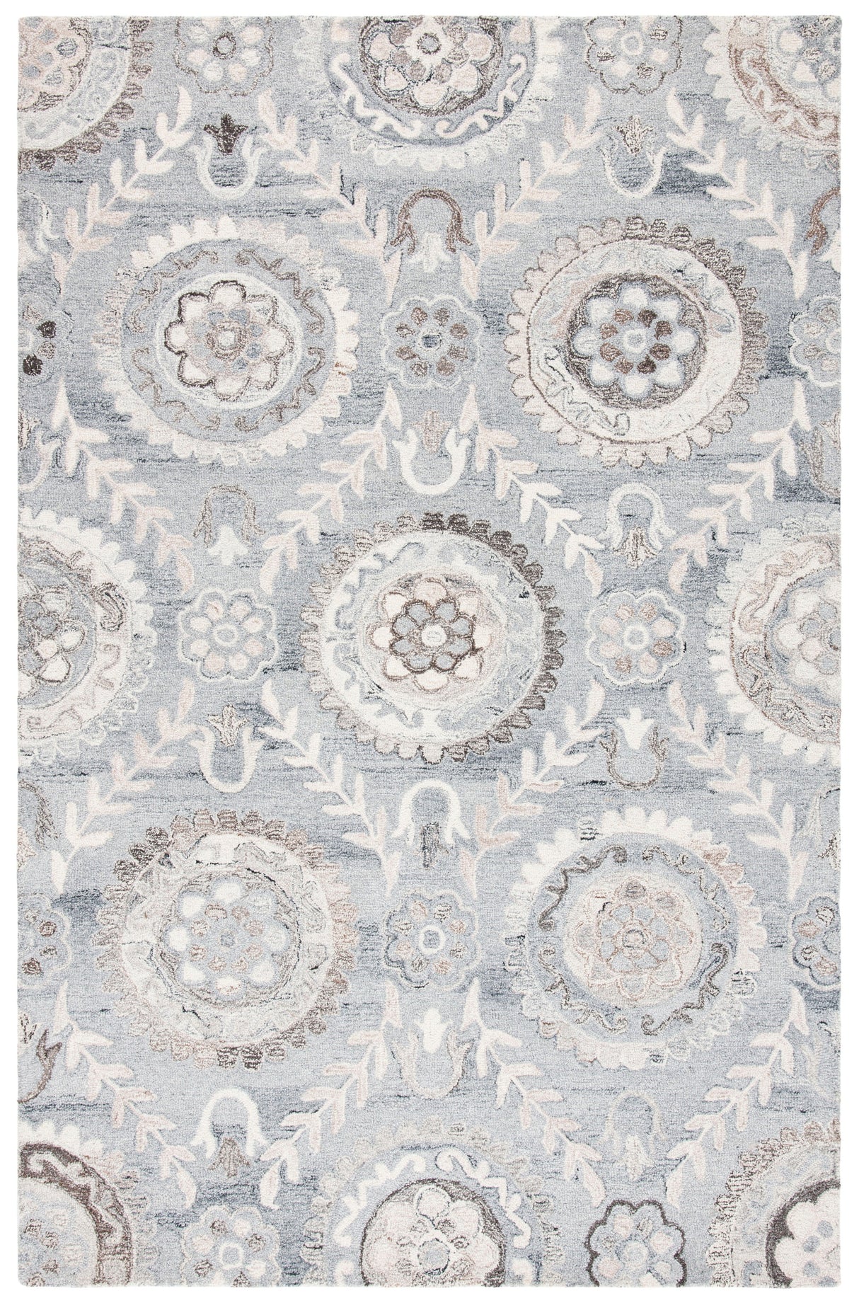 Safavieh Suzani Szn334F Grey Rugs.