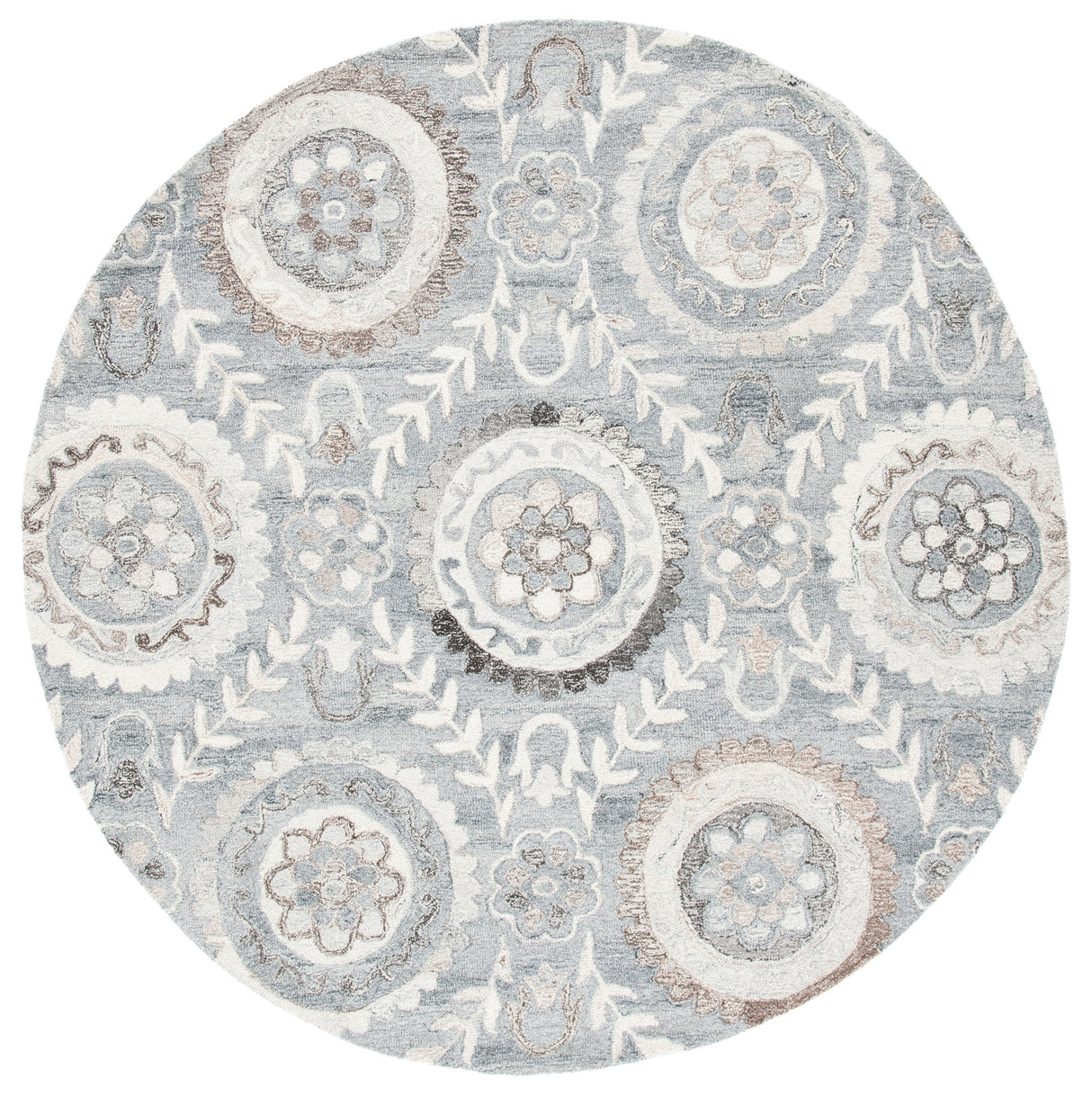 Safavieh Suzani Szn334F Grey Rugs.