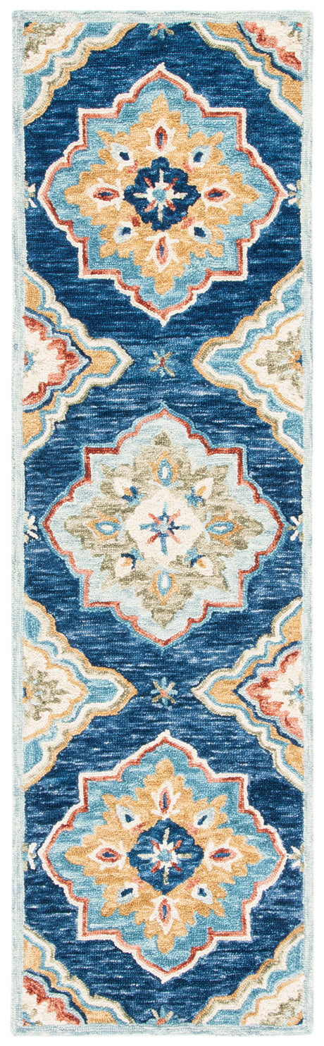 Safavieh Suzani Szn503N Navy/Green Rugs.