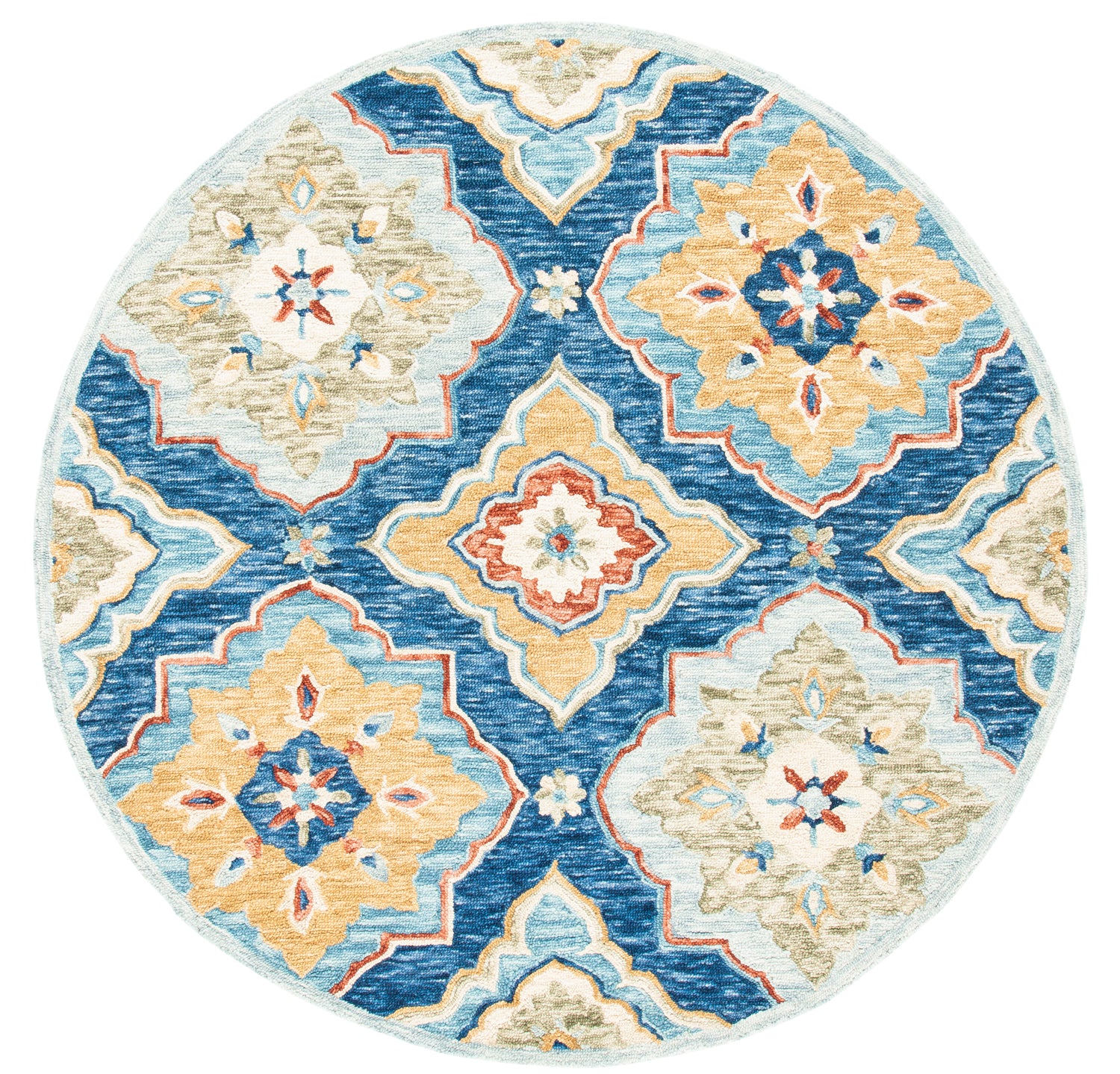 Safavieh Suzani Szn503N Navy/Green Rugs.