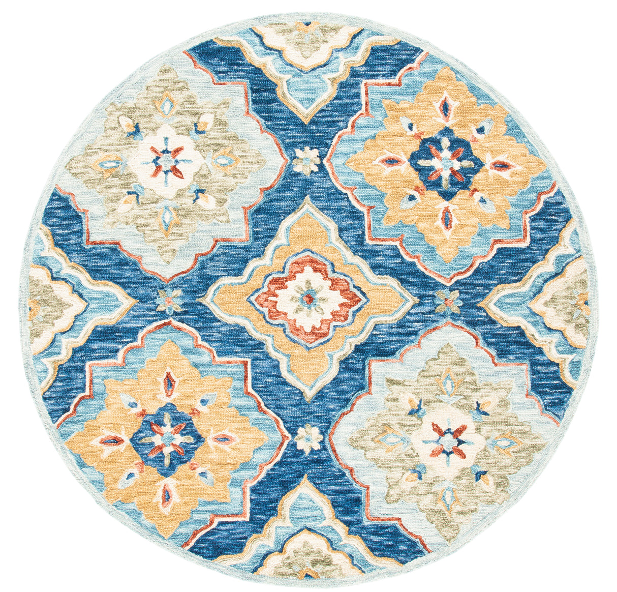 Safavieh Suzani Szn503N Navy/Green Rugs.