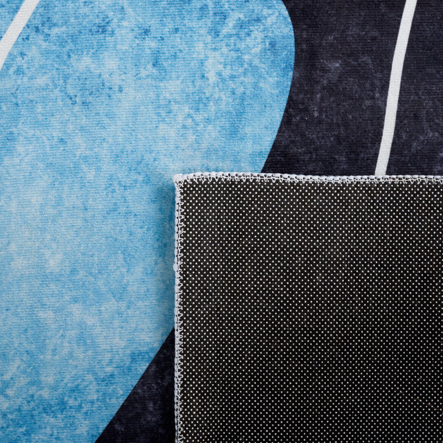 Safavieh Tacoma Tac837G Dark Grey/Turquoise Rug.