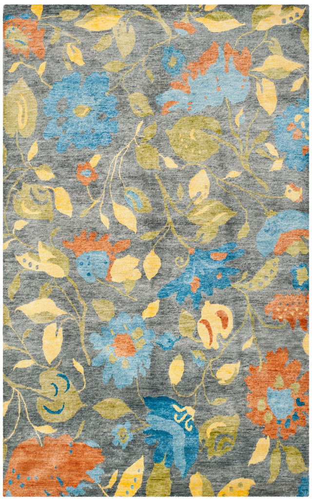 Safavieh Tibetan Tb839A Blue/Multi Rug.