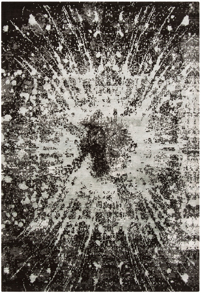 Safavieh Tibetan Tb927A Silver/Black Rugs.