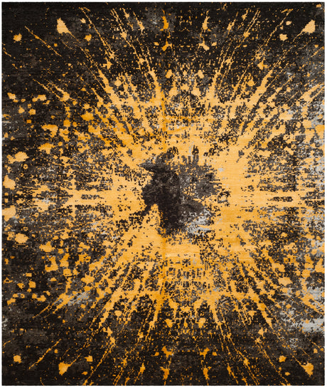 Safavieh Tibetan Tb927B Gold/Black Rugs.