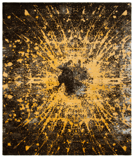 Safavieh Tibetan Tb927B Gold/Black Rugs.