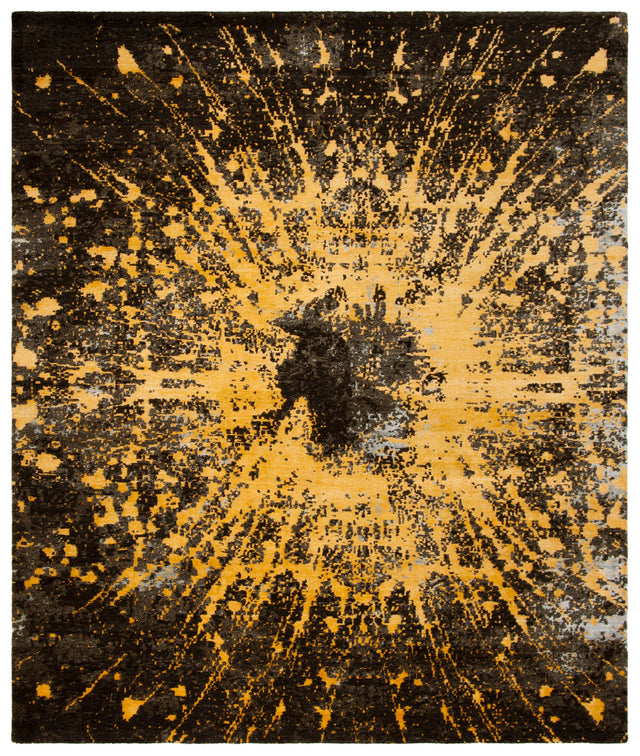 Safavieh Tibetan Tb927B Gold/Black Rugs.