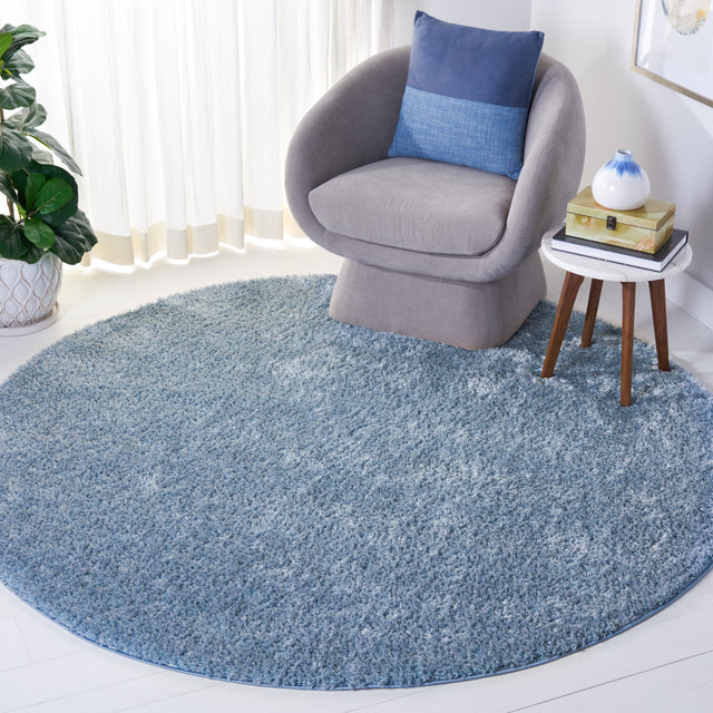 Safavieh Tahoe Shag Tho670M Blue Rug.