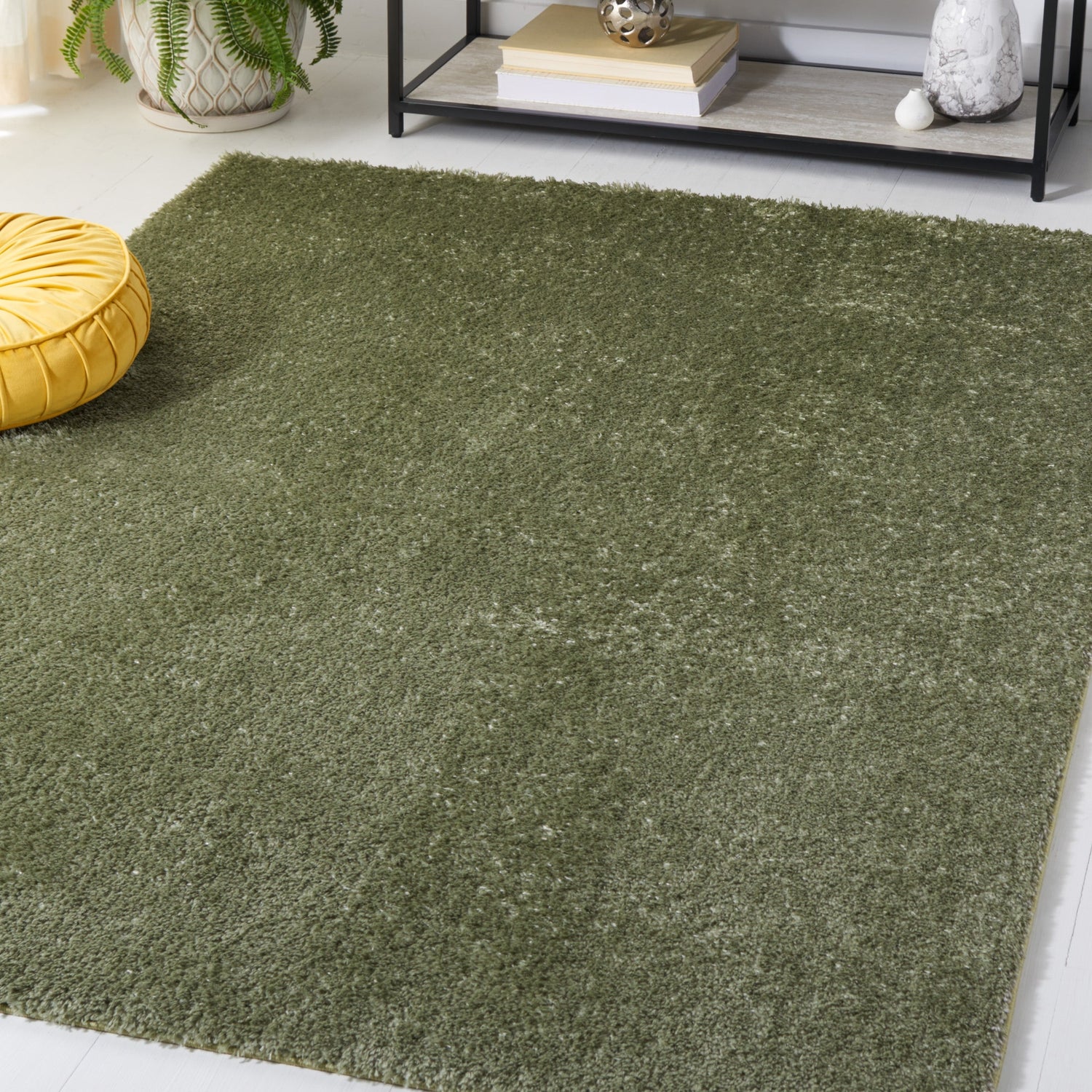 Safavieh Tahoe Shag Tho670W Sage Rug.