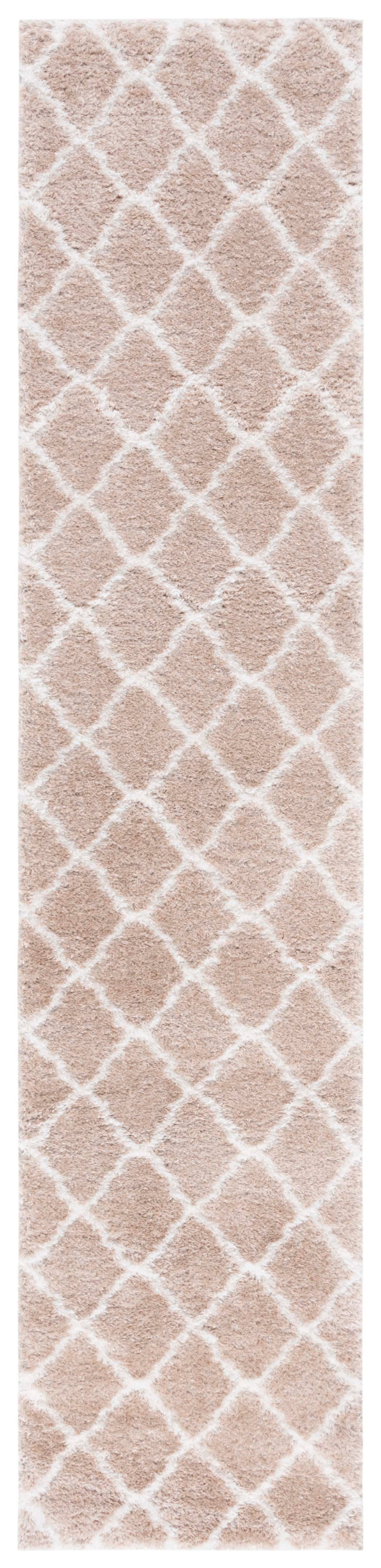 Safavieh Tahoe Shag Tho675B Beige/White Rug.