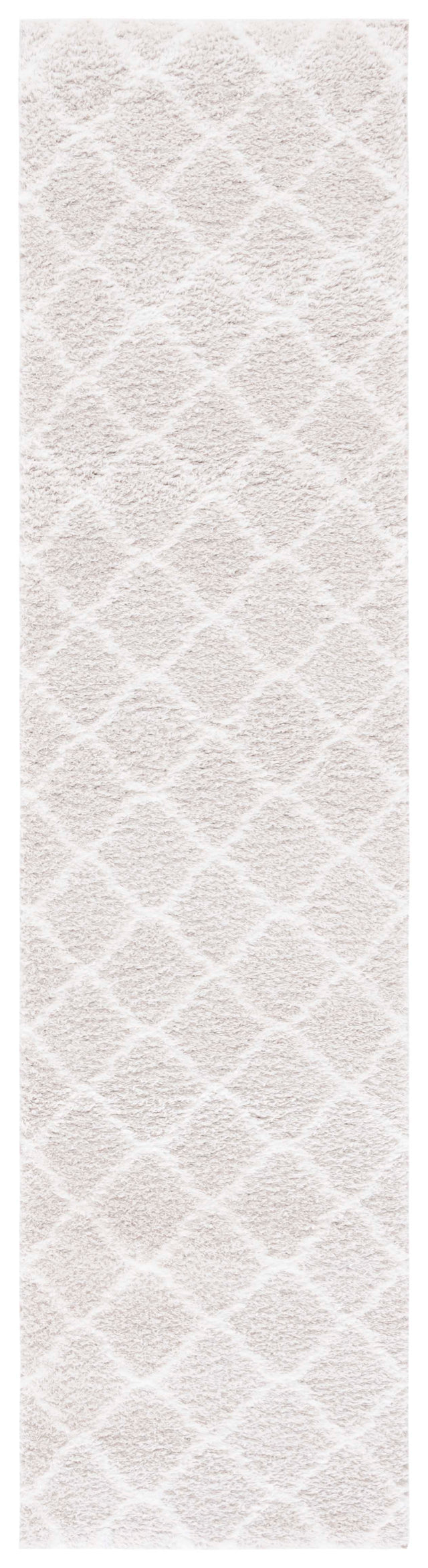 Safavieh Tahoe Shag Tho675G Silver/White Rug.