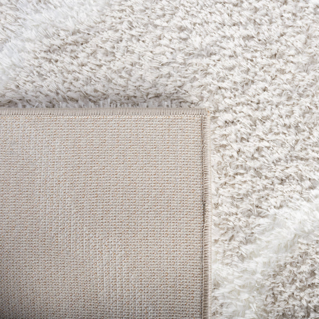 Safavieh Tahoe Shag Tho675G Silver/White Rug.