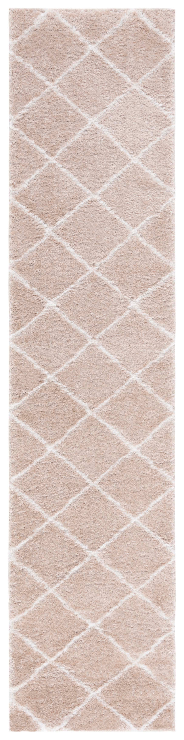Safavieh Tahoe Shag Tho676B Beige/White Rug.