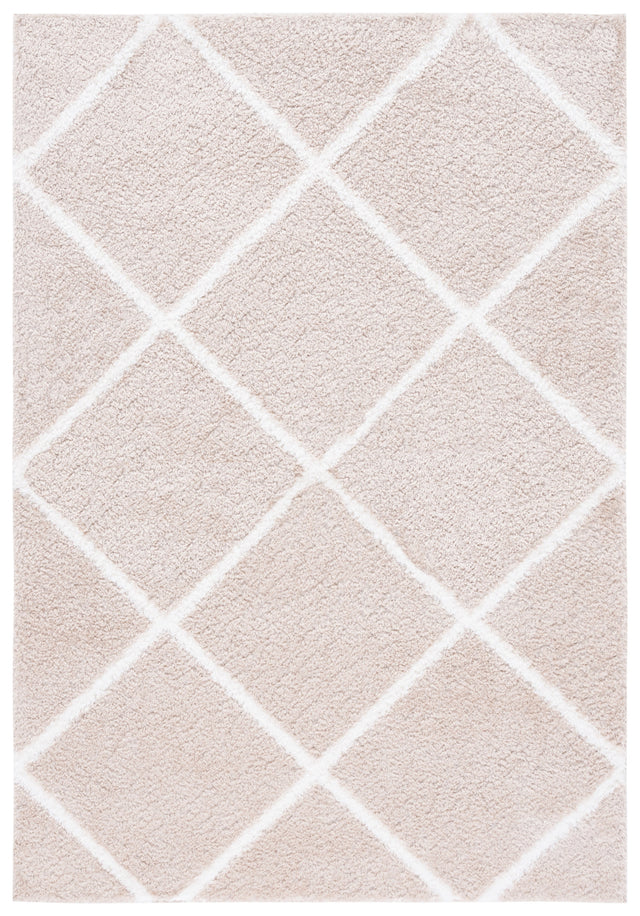 Safavieh Tahoe Shag Tho676B Beige/White Rug.