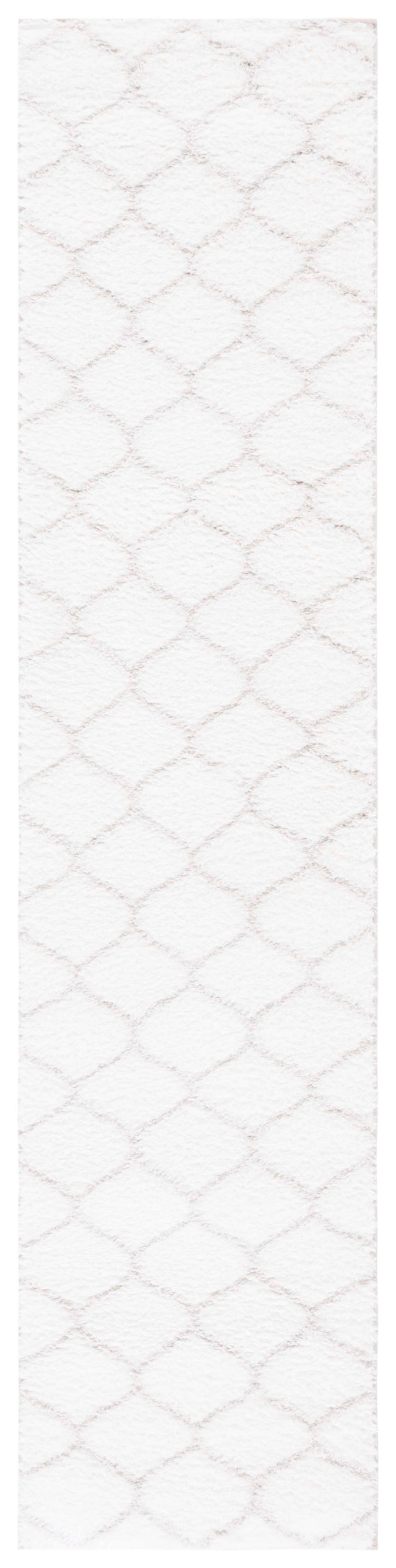 Safavieh Tahoe Shag Tho677A White/Silver Rug.