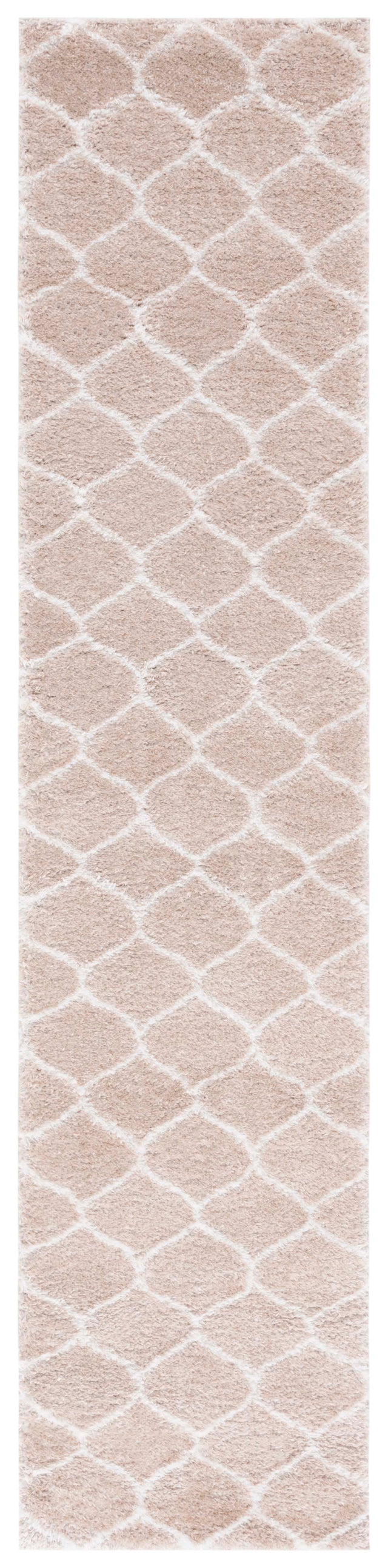 Safavieh Tahoe Shag Tho677B Beige/White Rug.