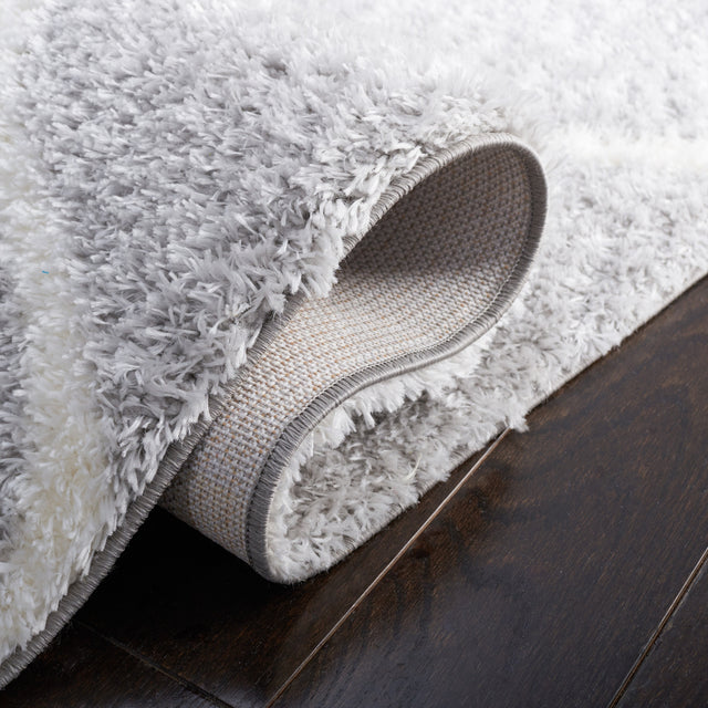 Safavieh Tahoe Shag Tho677F Light Grey/White Rug.