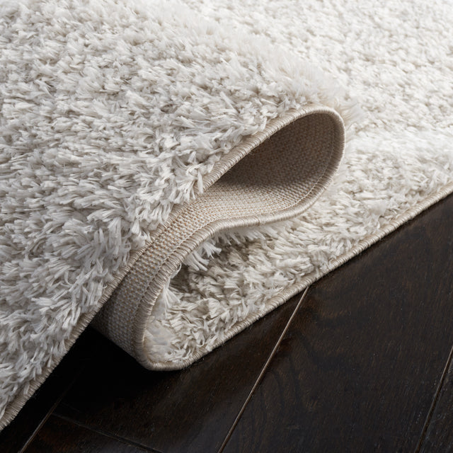 Safavieh Tahoe Shag Tho677G Silver/White Rug.