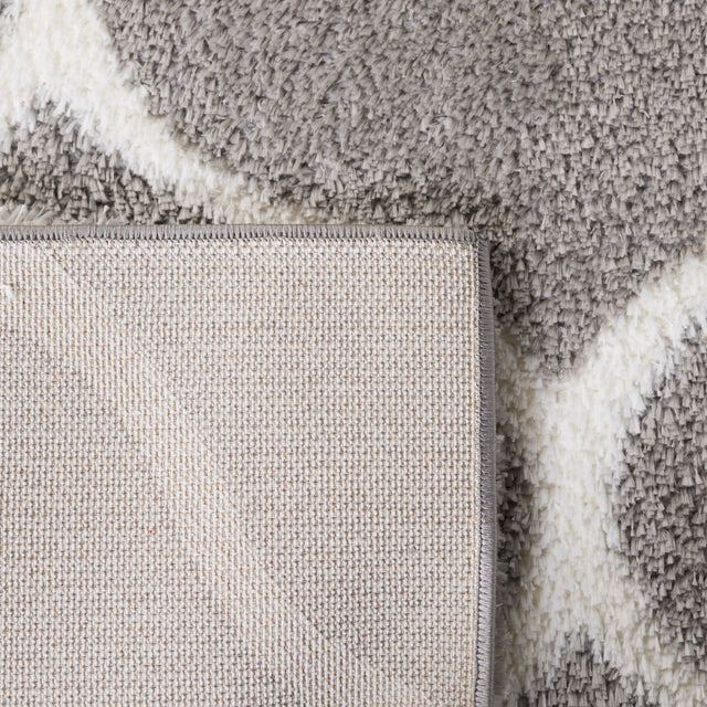 Safavieh Tahoe Shag Tho677H Grey/White Rug.