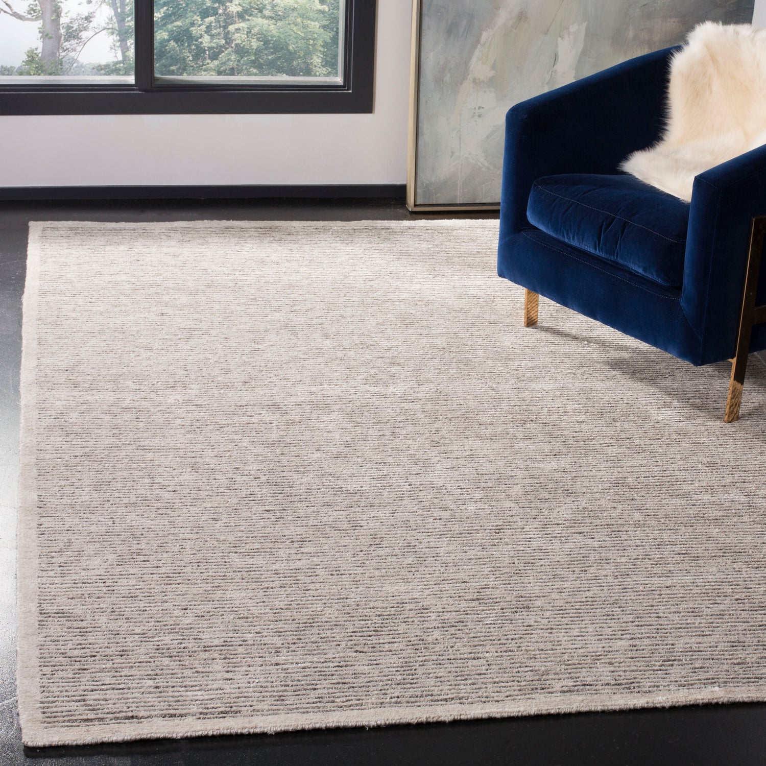 Safavieh Tibetan Tib555B Grey Rug.