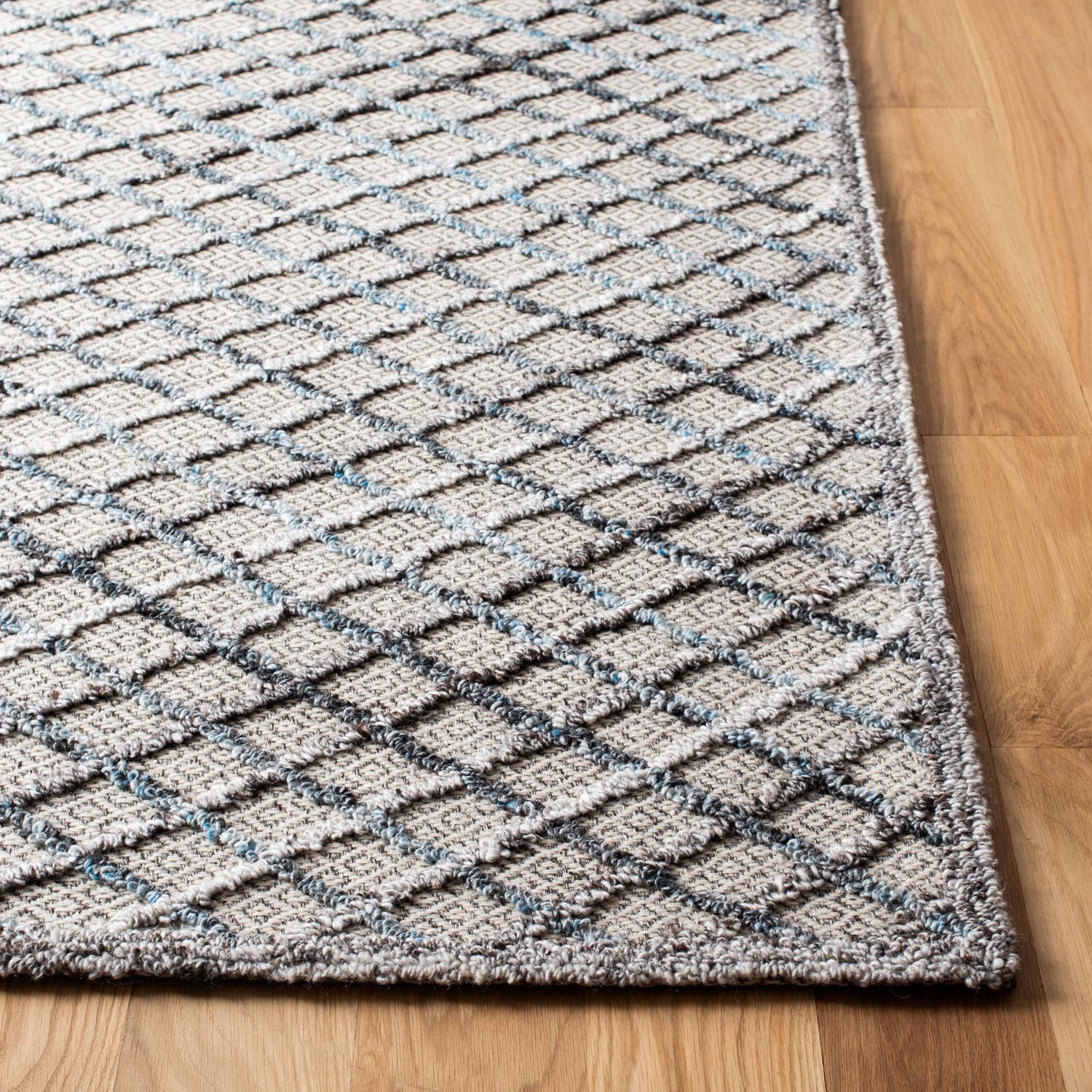 Safavieh Trace Trc204M Blue/Black Rugs.