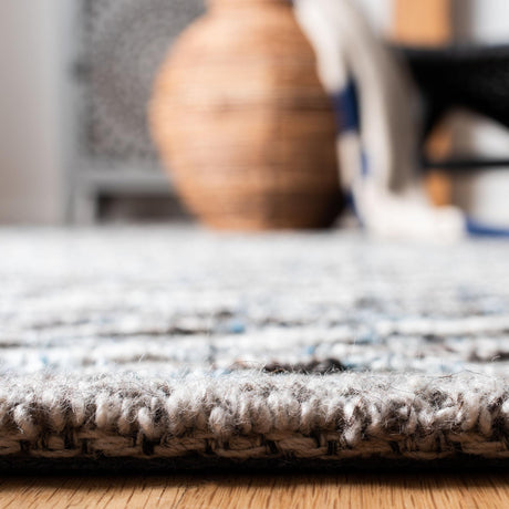 Safavieh Trace Trc204M Blue/Black Rugs.